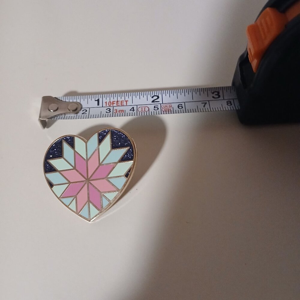 Metal Heart Pin - Picture 3 of 3